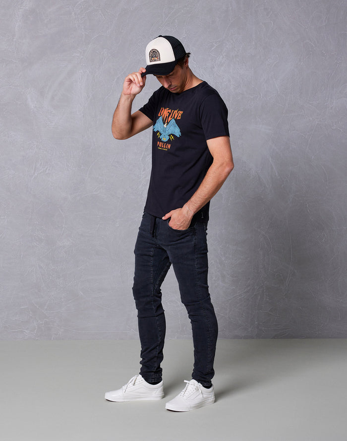 t-shirt longlive PULLIN en coton