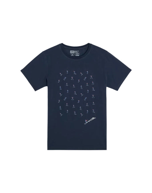 t-shirt outliernavy PULLIN en coton