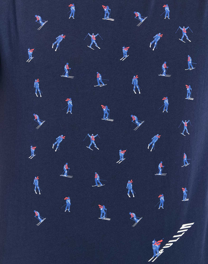 t-shirt outliernavy PULLIN en coton
