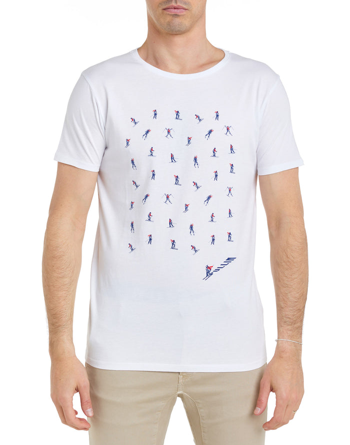 t-shirt outlierwht PULLIN en coton