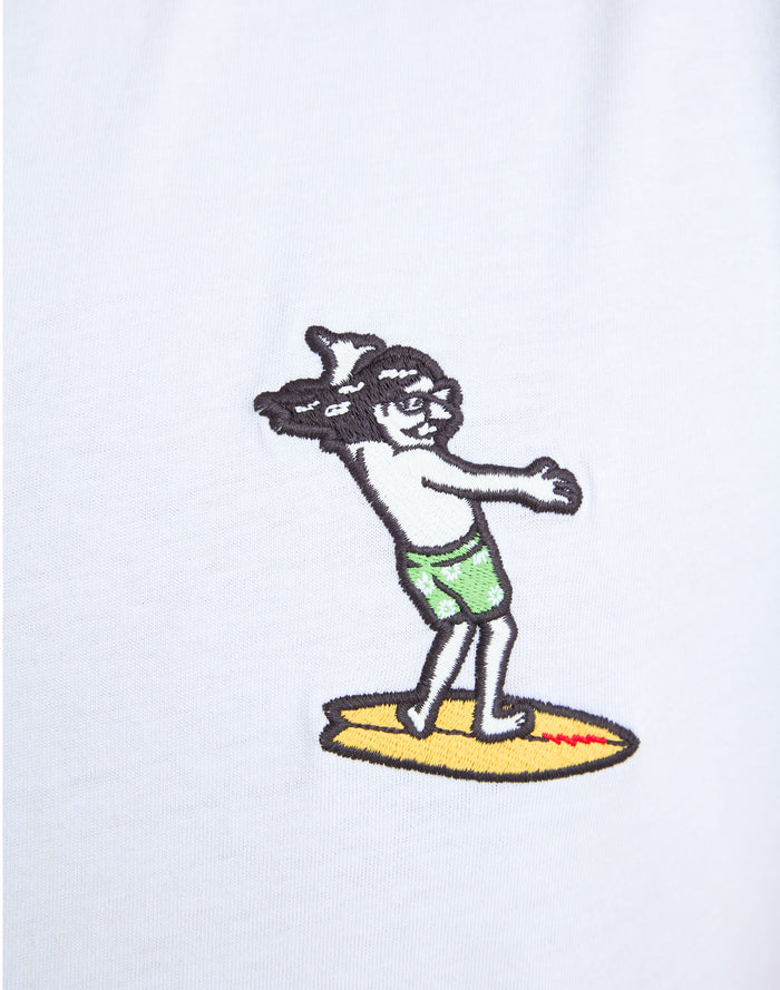 t-shirt partchchillsurfwhite PULLIN en coton