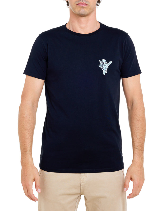 t-shirt patchangeldove PULLIN en coton