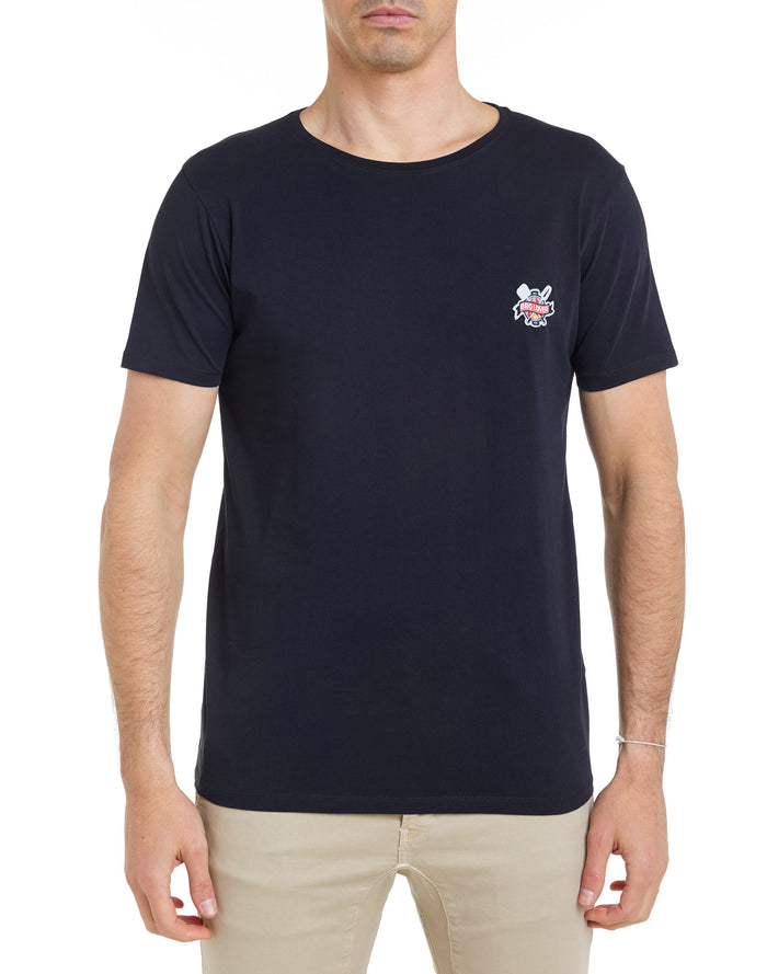 t-shirt patchbbq PULLIN en coton