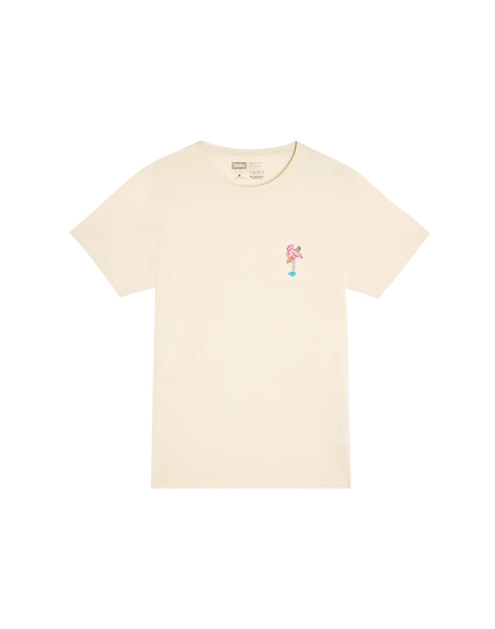 t-shirt patchflamingodove PULLIN en coton