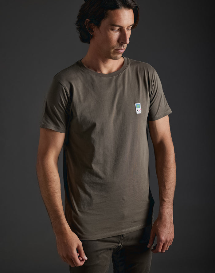 t-shirt patchgamemouse PULLIN en coton