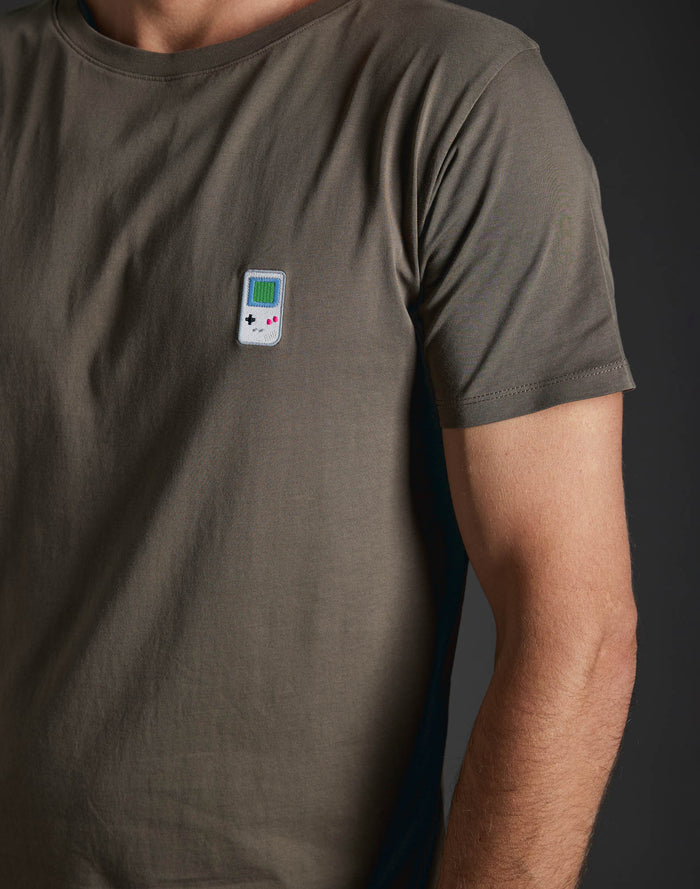 t-shirt patchgamemouse PULLIN en coton