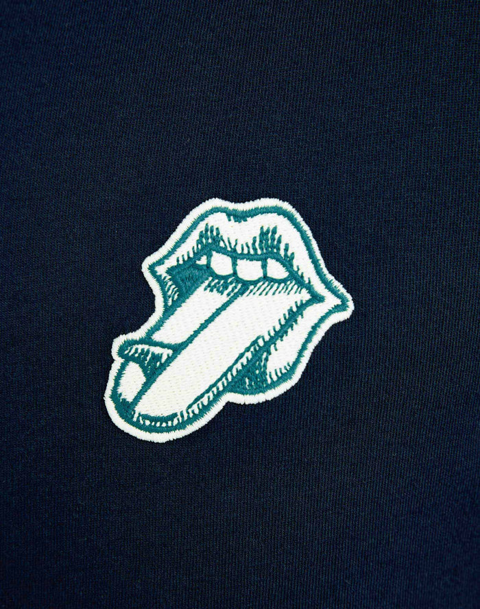 t-shirt patchtongsurfdknavy PULLIN en coton