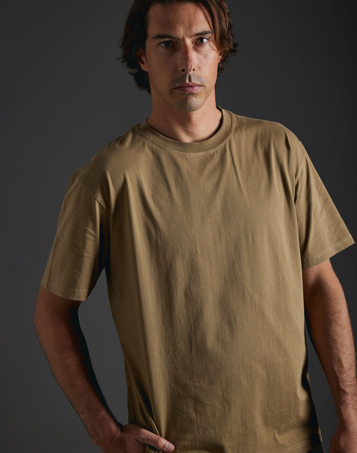 t-shirt relaxtaupe PULLIN en cotton