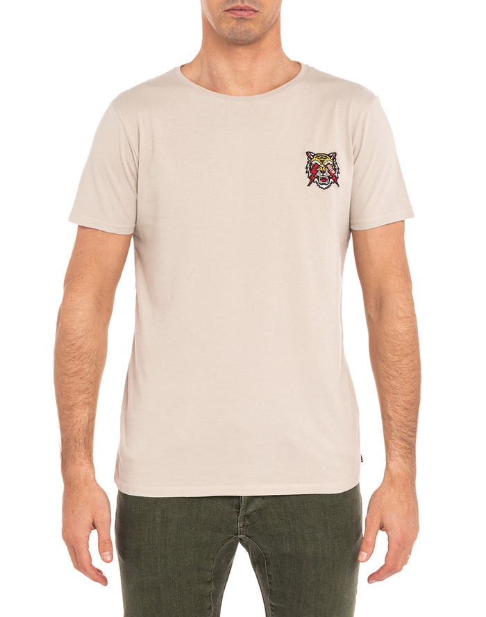 t-shirt tigerboltgray PULLIN en coton