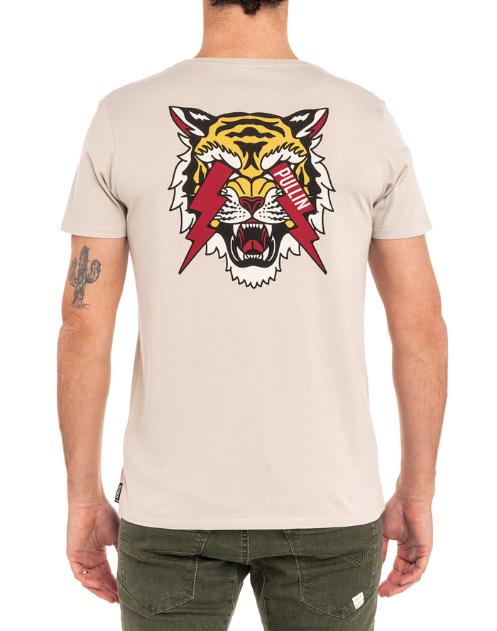 t-shirt tigerboltgray PULLIN en coton