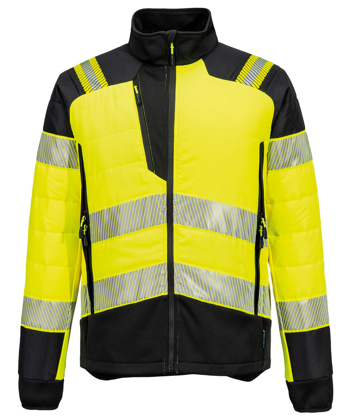 T170 Pw3 Hi-Vis Hybrid Baffle Jacket (T170)