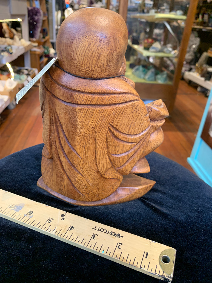 Teak Abundance Buddha