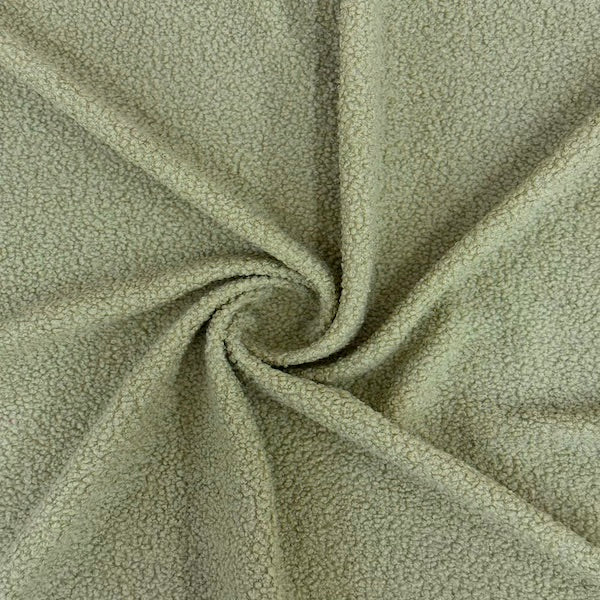 Terry Knit Faux Wool Boucle Fabric - Fashion Fabrics LLC