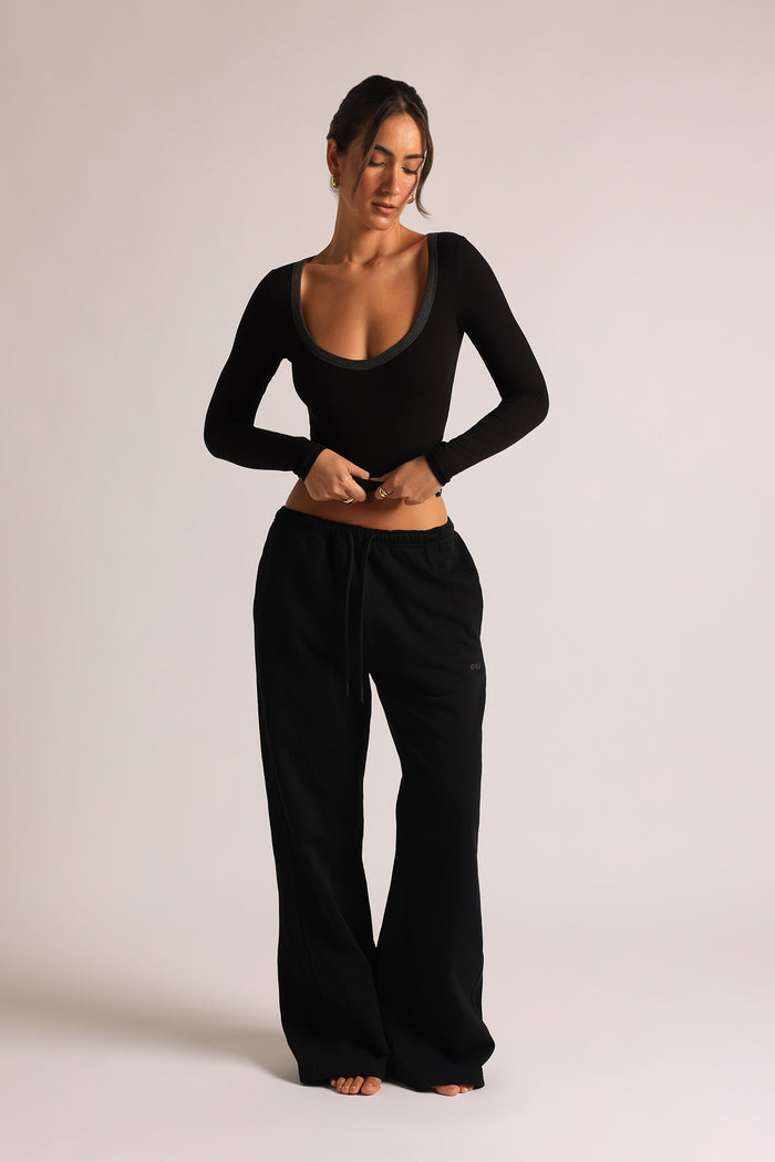 The Boyfriend Sweatpants - Black