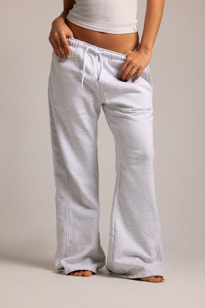 The Boyfriend Sweatpants - Light Heather Gray