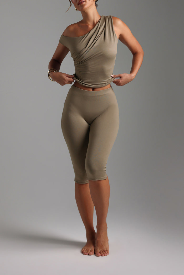 The Capri Pants - Latte Taupe