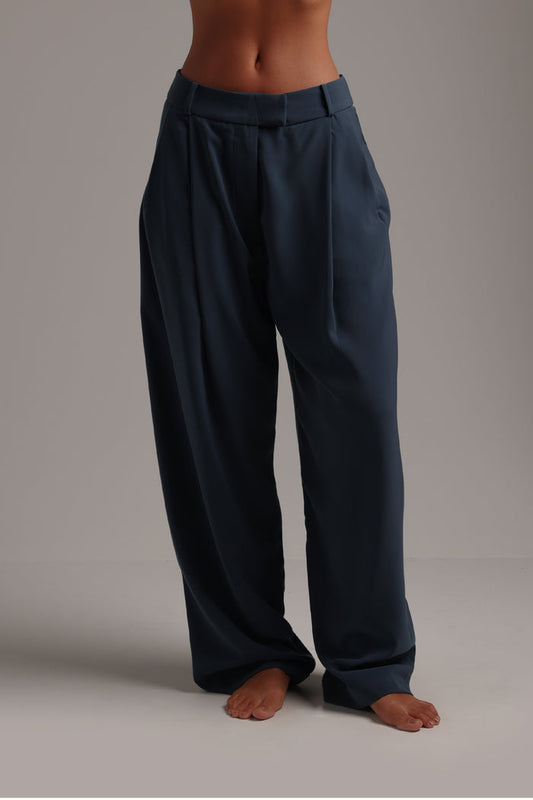 The Ivy Wide-Leg Trousers- Serene