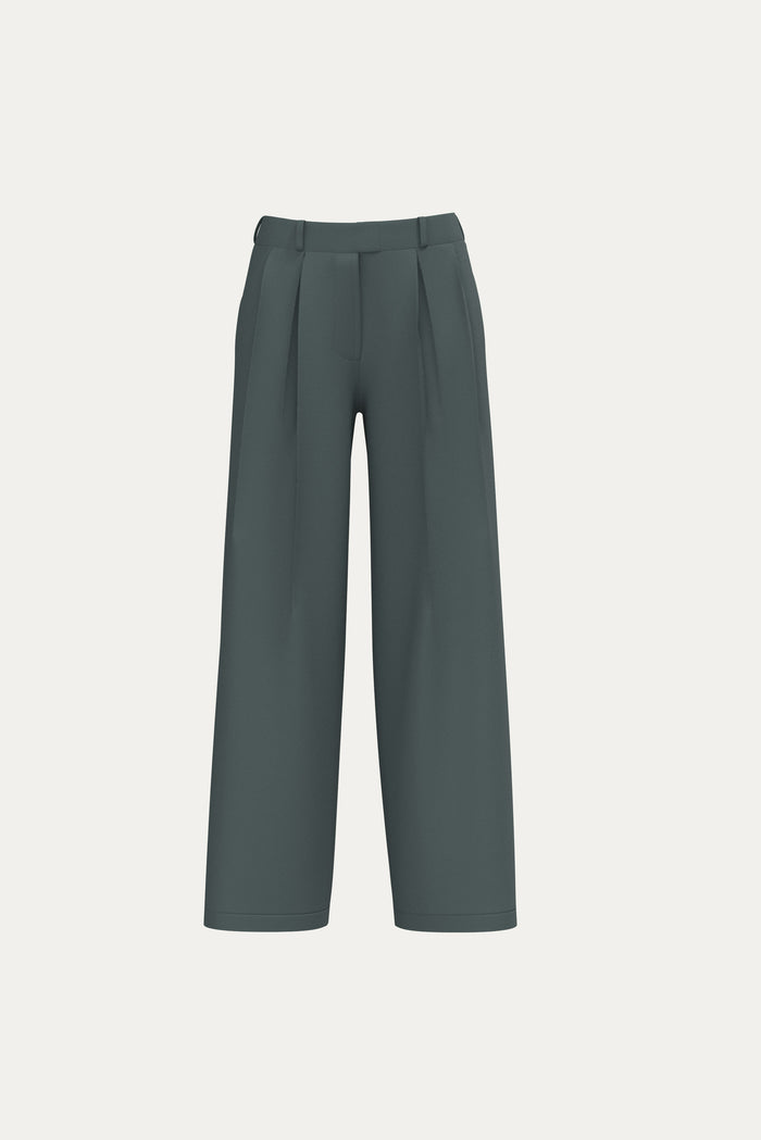 The Ivy Wide-Leg Trousers- Serene