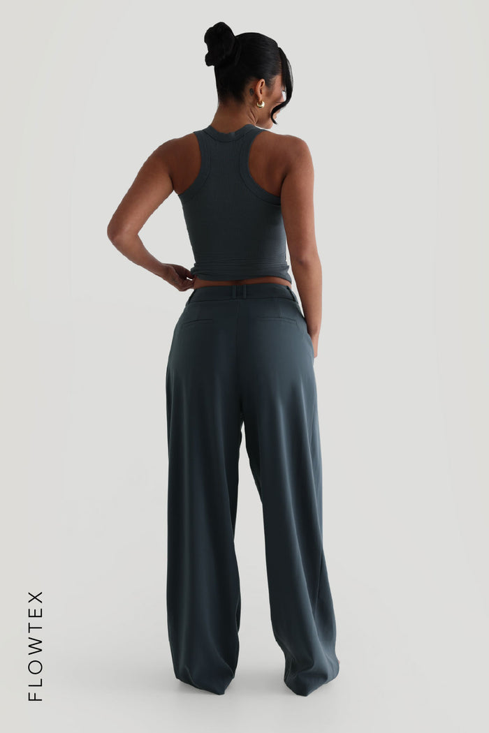 The Ivy Wide-Leg Trousers- Serene