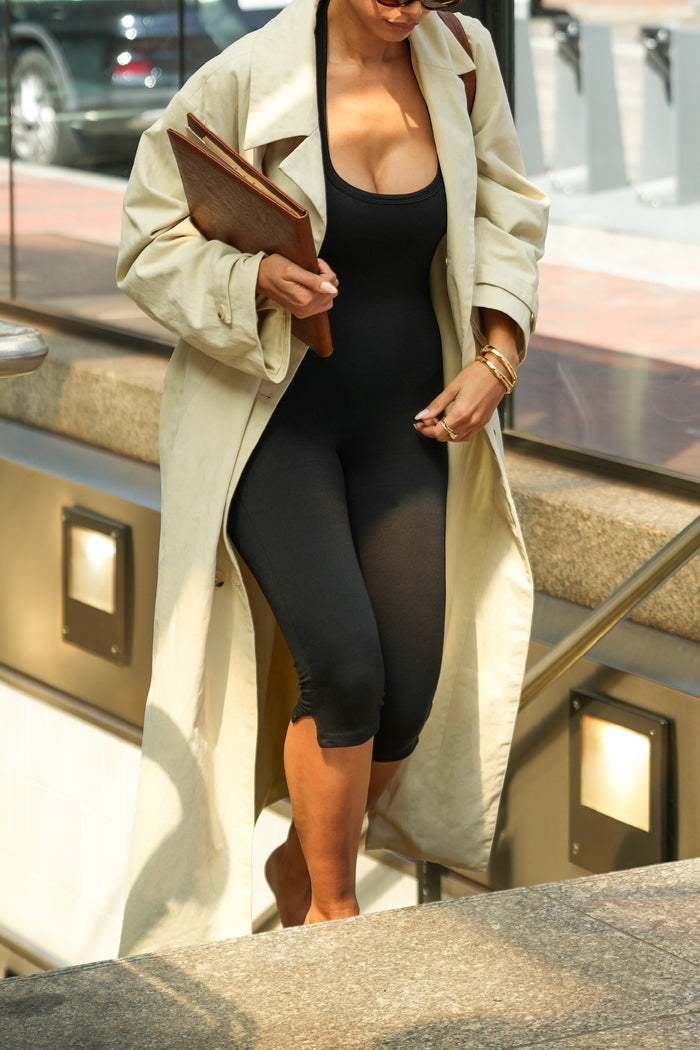The Origin Longline Trench Coat - Khaki
