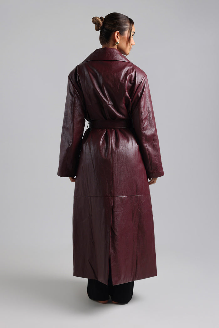 The Paragon Coat - Black Cherry