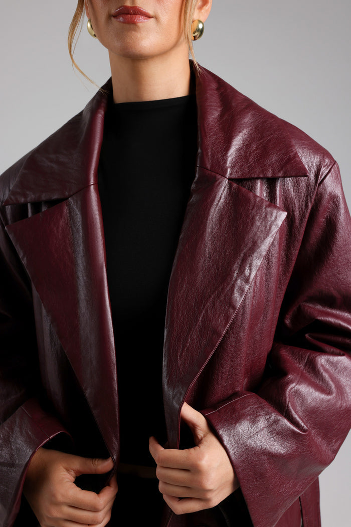 The Paragon Coat - Black Cherry