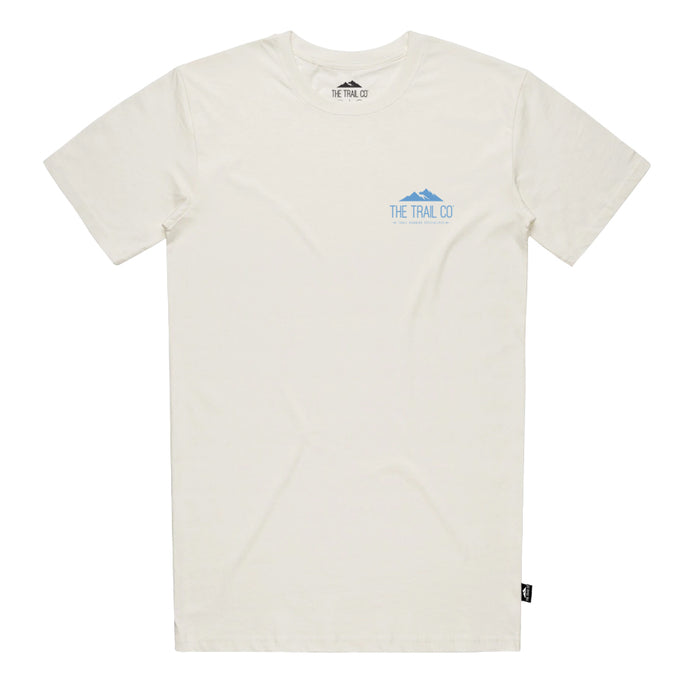 The Trail Co. Casual Tee | Mountains Calling Natural | Unisex