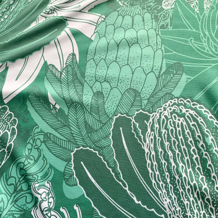 The Trail Co. Run Singlet | Green Bloom | Womens