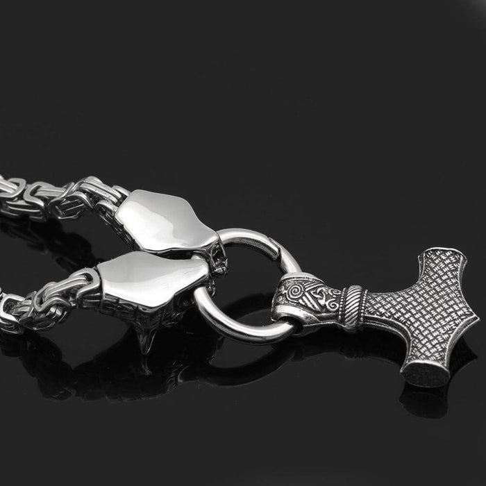 Thor Hammer Pendant Necklace