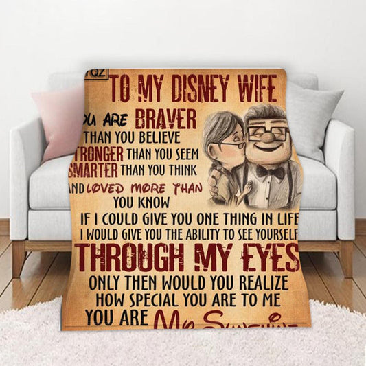 To My Wife Blanket