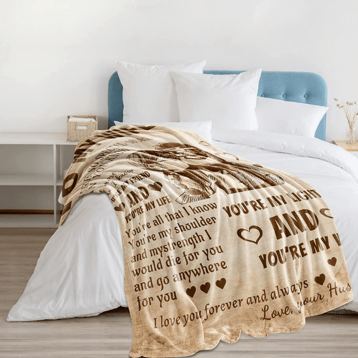 To My Wife Blanket