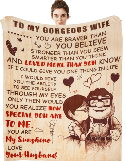 To My Wife Blanket