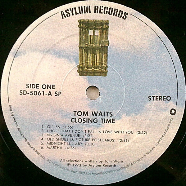 Tom Waits - Closing Time (LP) [US] RP