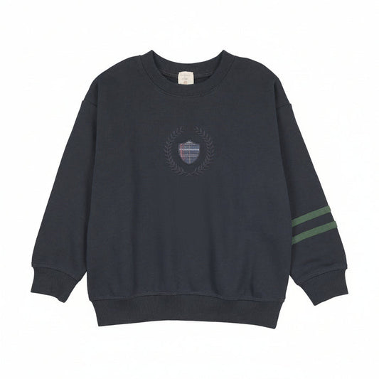 top l/s fan club big logo sweatshirt - navy