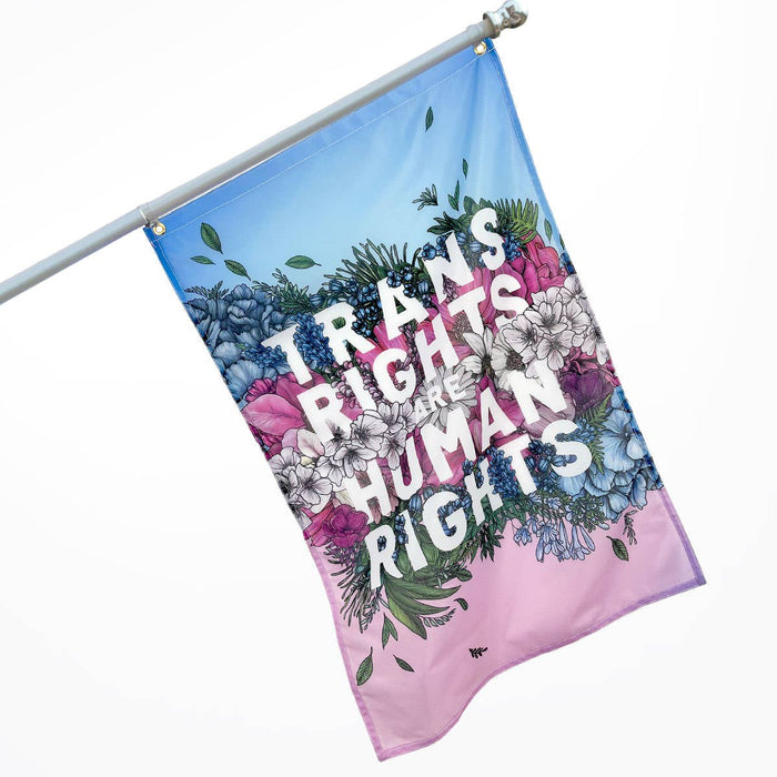 Trans Rights Are Human Rights Flag