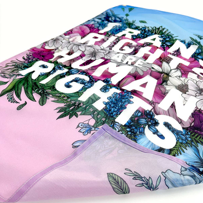 Trans Rights Are Human Rights Flag