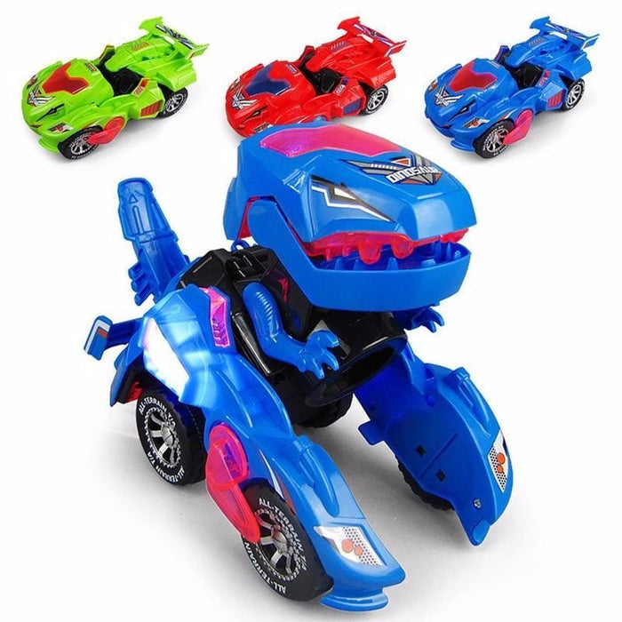 Transforming Dinosaur LED Car
