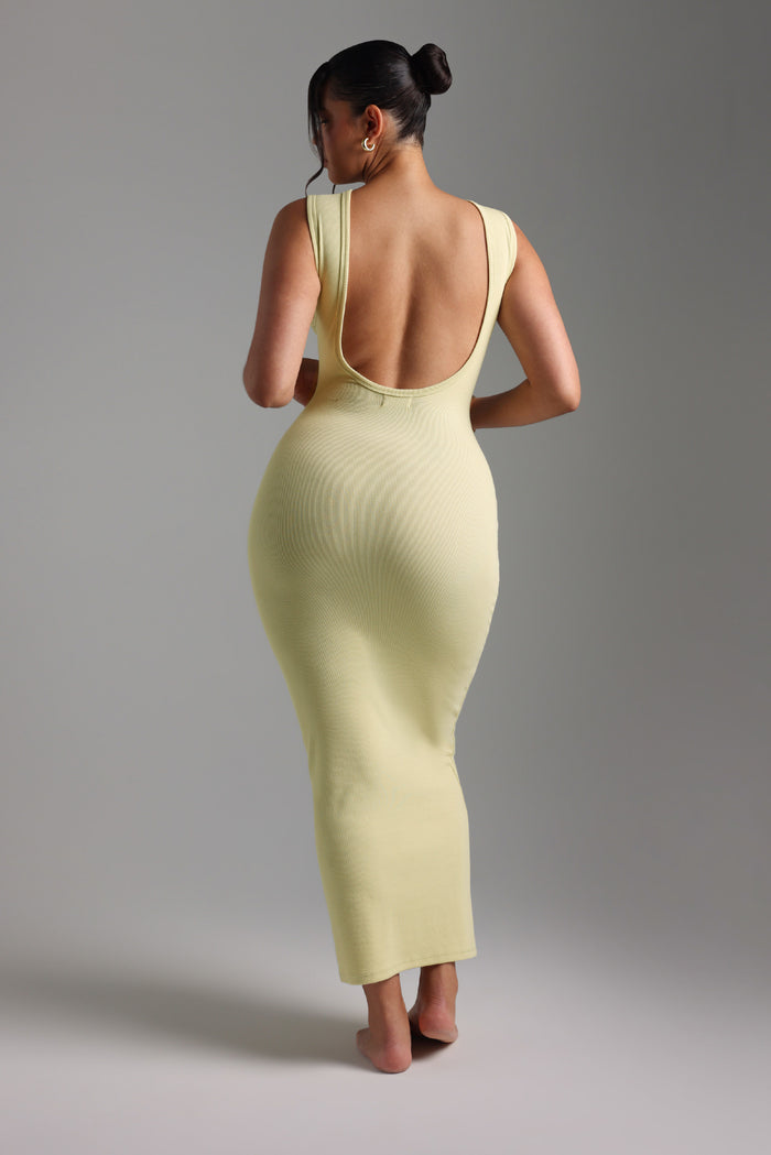 True Boat Neck Maxi Dress - Peppermint Tea