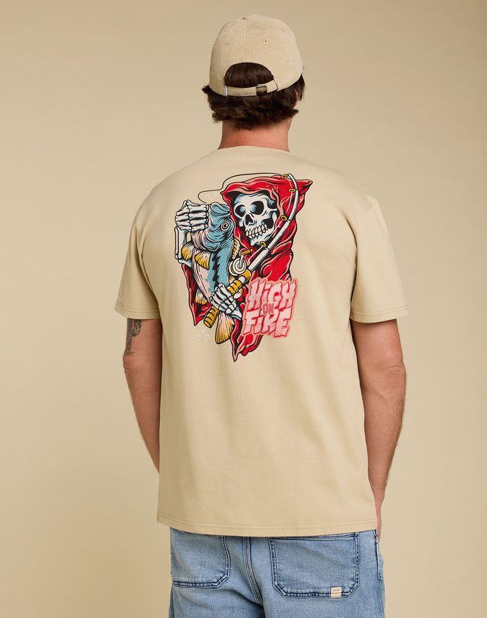 tshirt relax highcream PULLIN en coton