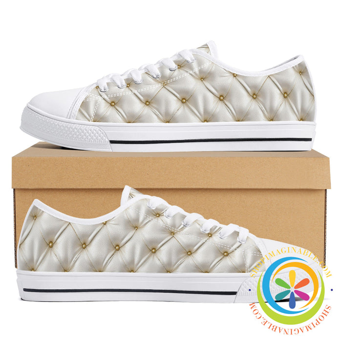 Under Dress Bridal Ladies Low Top Canvas Shoes