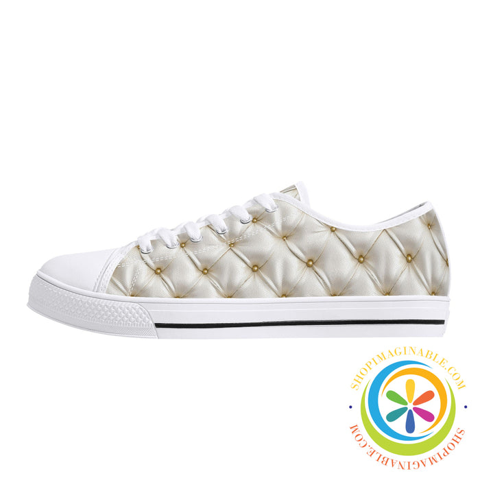 Under Dress Bridal Ladies Low Top Canvas Shoes