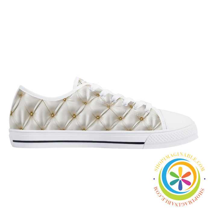 Under Dress Bridal Ladies Low Top Canvas Shoes