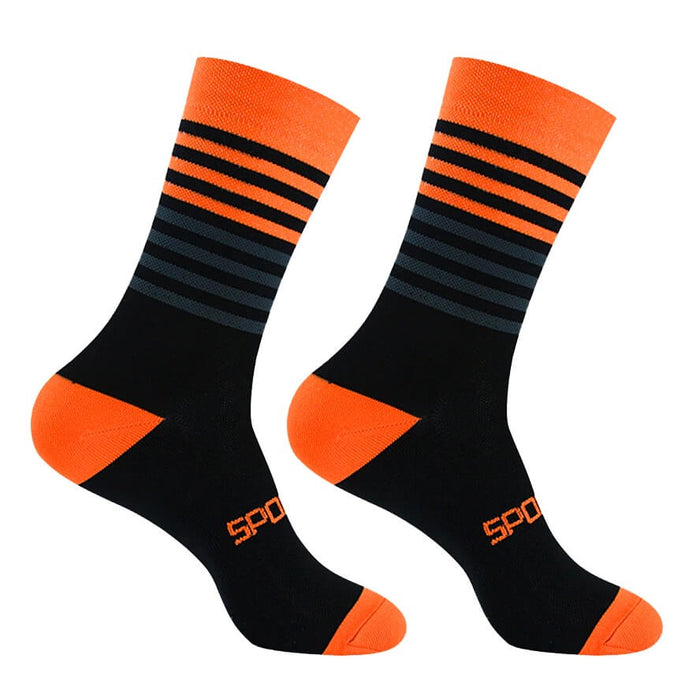 Thick orange stripes