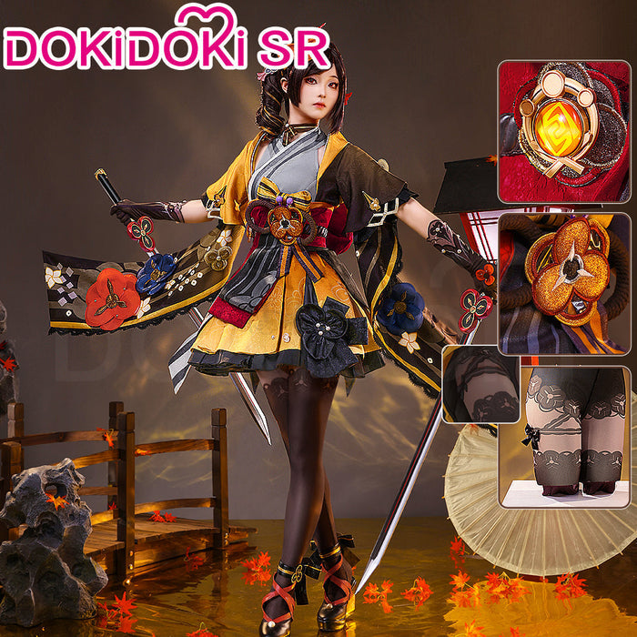 【US LOCAL SHIPPING 】DokiDoki-SR Game Genshin Impact Cosplay Chiori Costume / Wig Fontaine