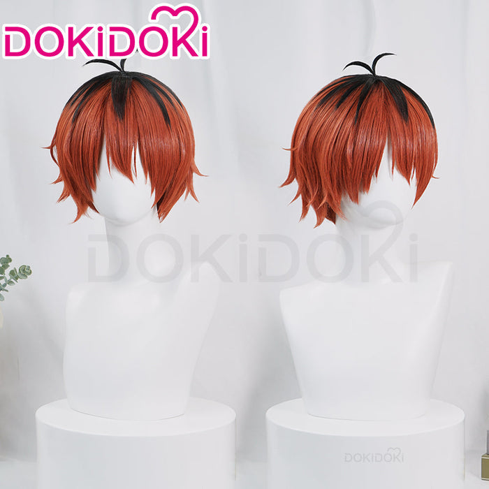 【US/EU LOCAL SHIPPING】DokiDoki-SR Anime Cosplay Red Costume / Wig