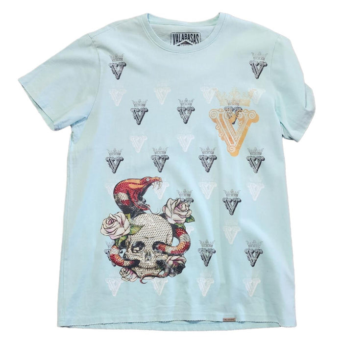 VALABASAS Tee "Skull Viper" Tee - Light Green