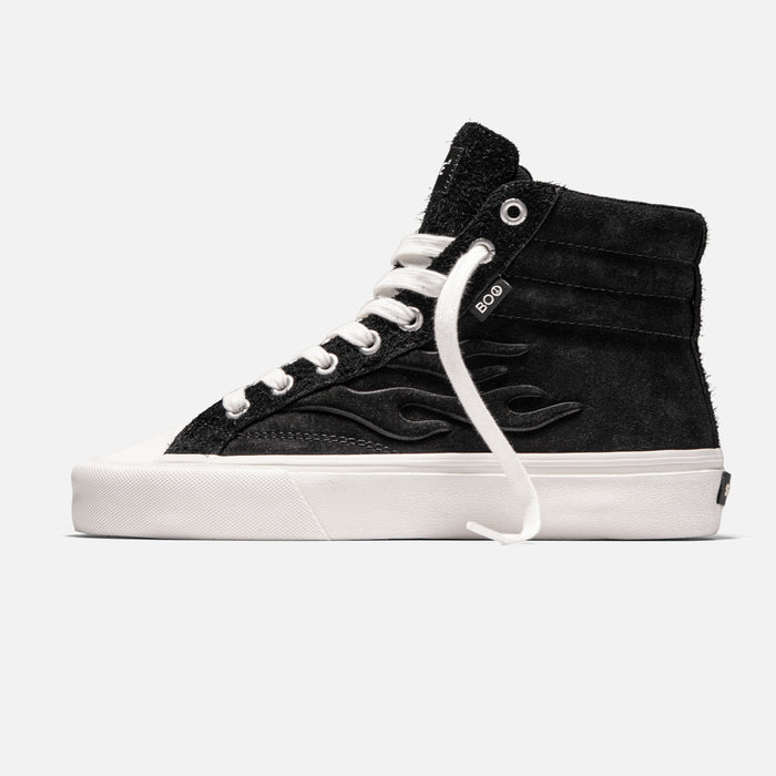 STRAYE Venice XO Suede – side view high-top skate sneaker