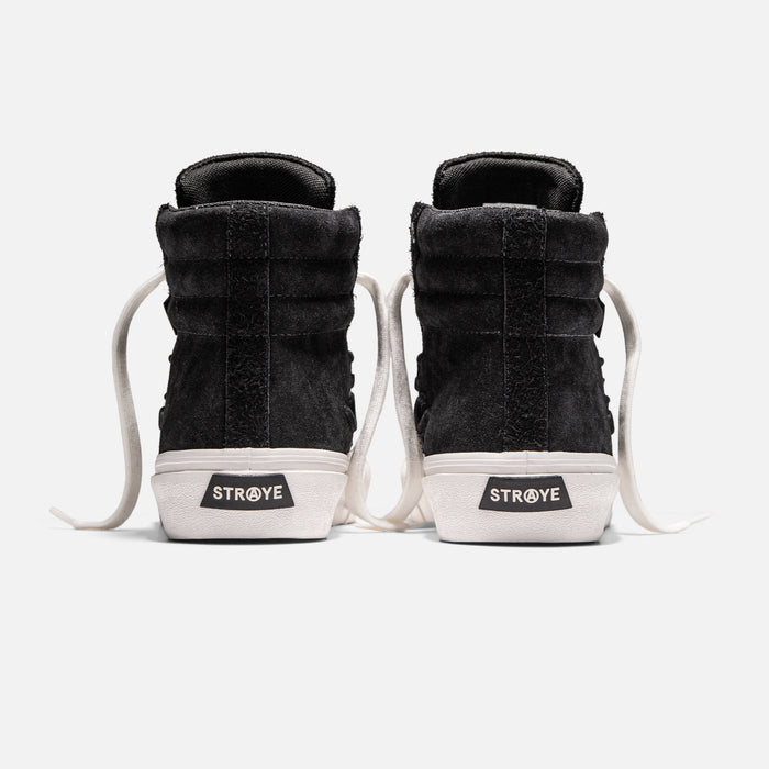 STRAYE Venice XO Suede  – back heel view skate sneaker