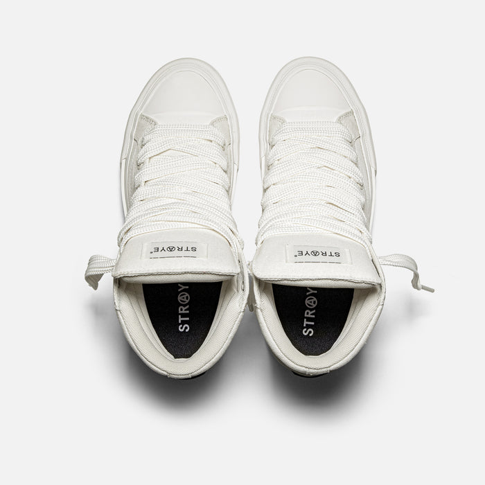 STRAYE Venice Stomper Cream – top view with cushioned insole