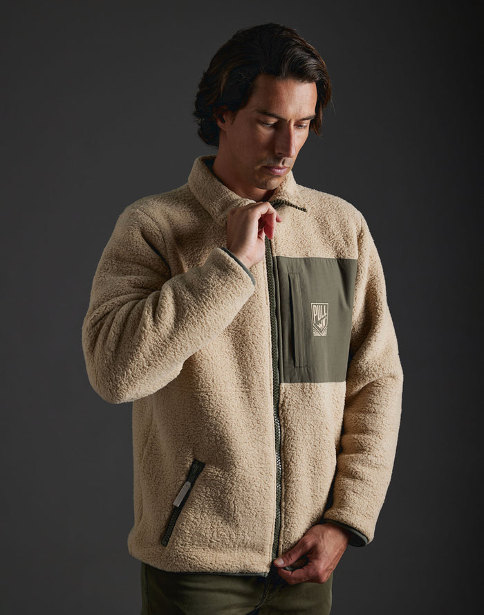 veste sherpa corebaye PULLIN en polyester